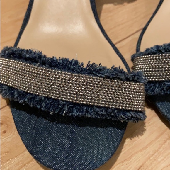 Cute denim sandal heels - Picture 3 of 4